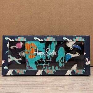 Happy Socks Novelty Cotton Socks Gift Box Set of 4 Unisex Adult Size 8-12